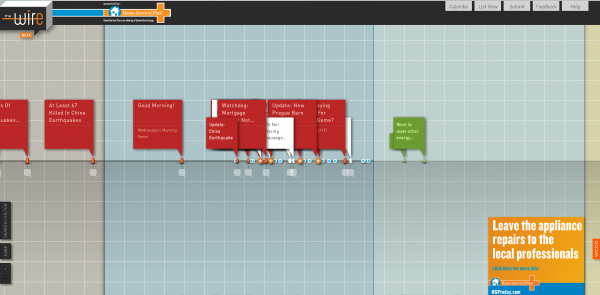 The Wire timeline - wide