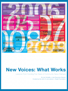New Voices: What Works