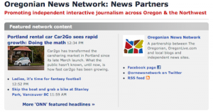 The Oregonian News Network: News Partners