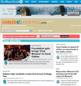 Miami Herald | Miami Community News Network - Gables Home Page, Coral Gables