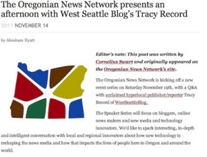 Oregon News Network Traning