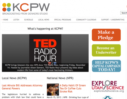 News Chops, UTAH KCPW